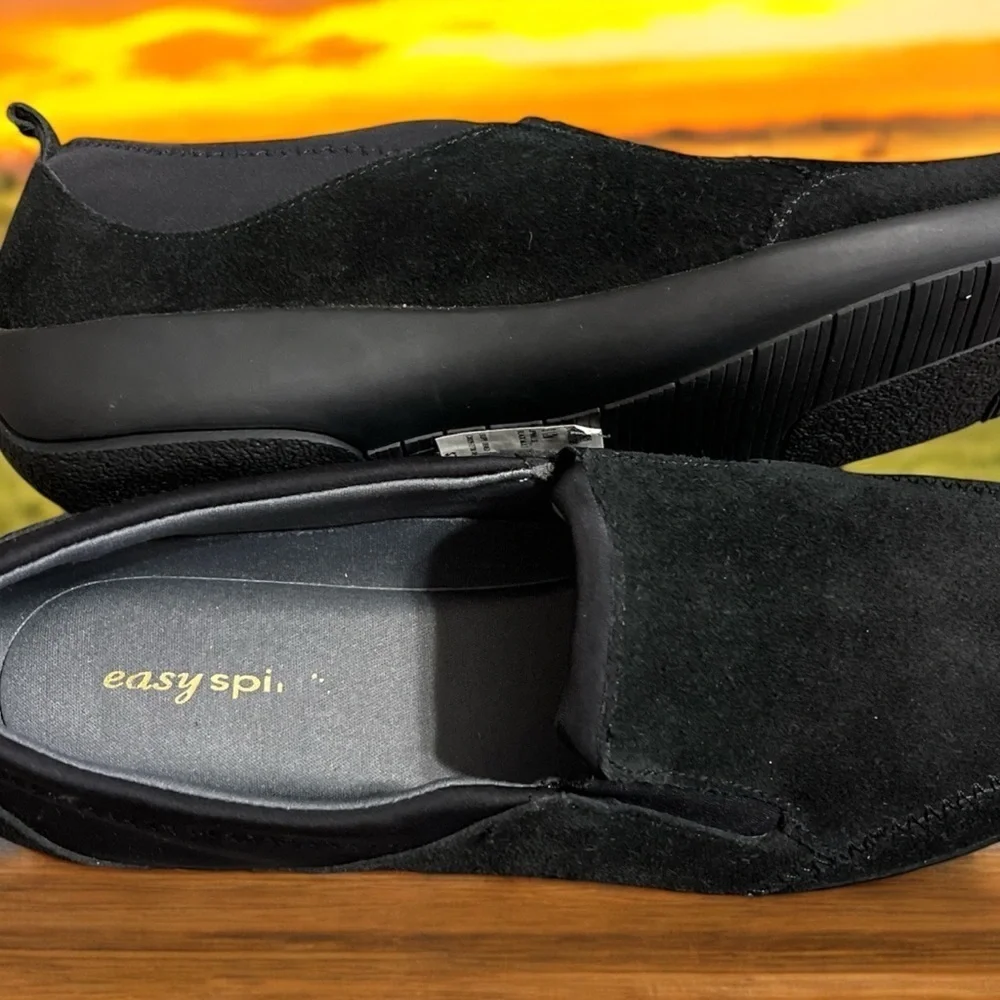 New w/Tags Women’s Easy Spirit JPWILLIS Black Slip On Loafers 8.5